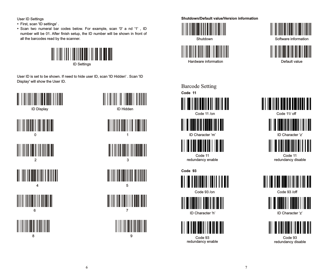 Barcode Scanner Manual